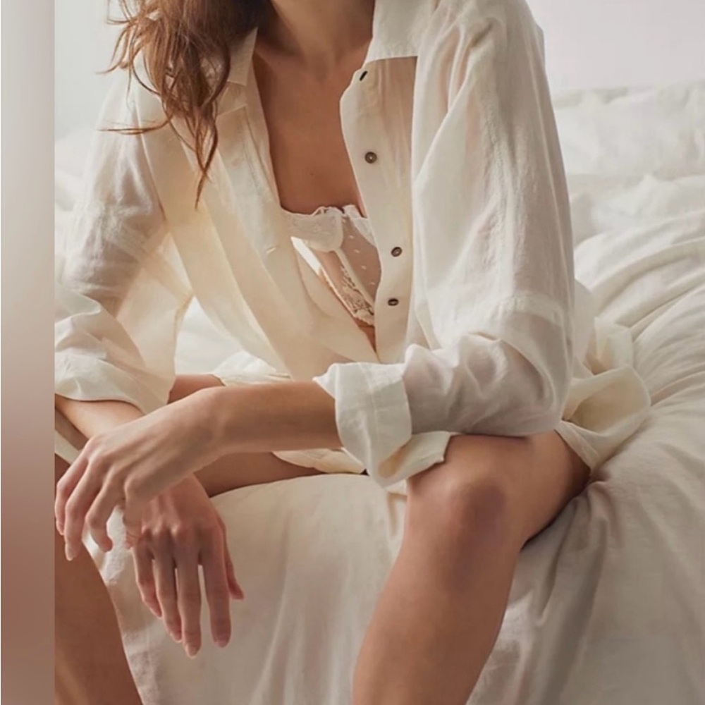 Free People “Heat of the Night Lounge Shirt”